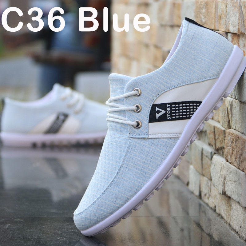 Men'S Soft-Soled Canvas Shoes, Sports And Leisure Old Beijing Cloth Shoes, Peas Shoes - Image 3