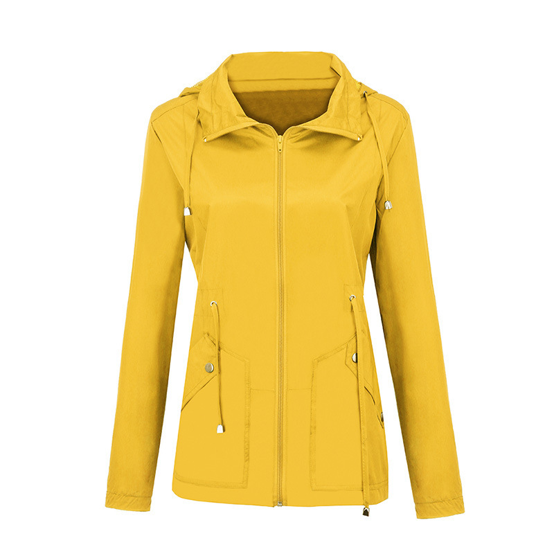 Jacket Rainproof Hooded Waist Sports Outdoor Jacket - Image 2
