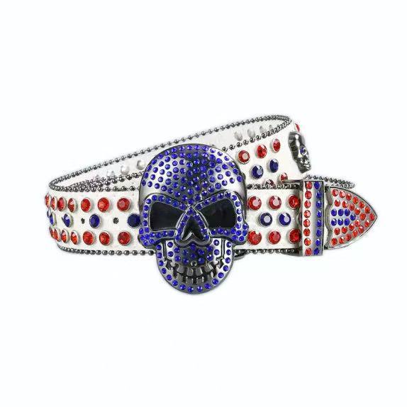 Halloween Subculture Skull Hip Hop Decoration Belt - Image 3