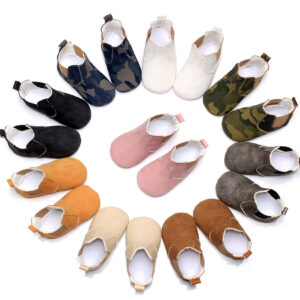 Baby Shoes Baby Xie Shoes Toddler Shoes Elastic PU Soft Shoes Children's Shoes