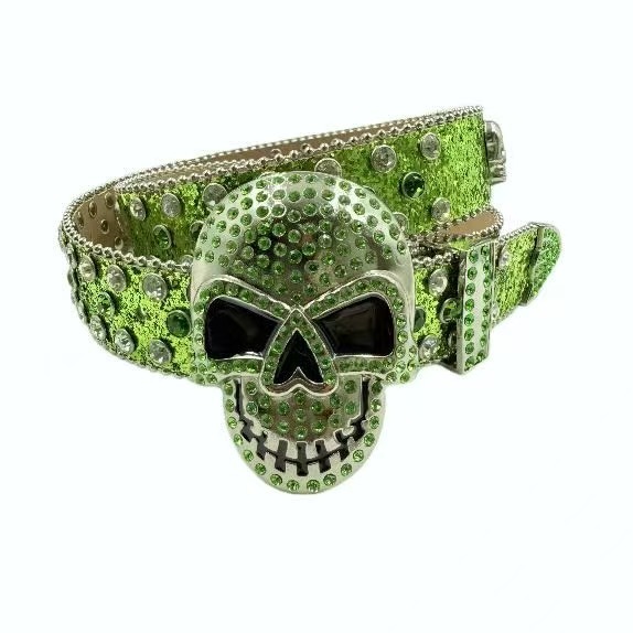 Halloween Subculture Skull Hip Hop Decoration Belt - Image 4