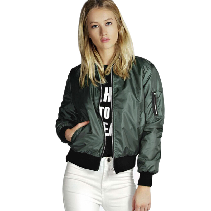 Solid color short style vertical collar leisure zipper jacket jacket jacket jacket jacket - Image 3