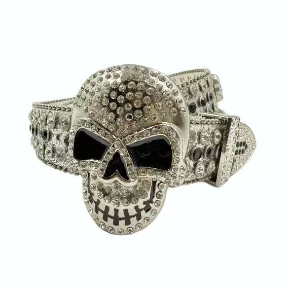 Halloween Subculture Skull Hip Hop Decoration Belt - Image 6