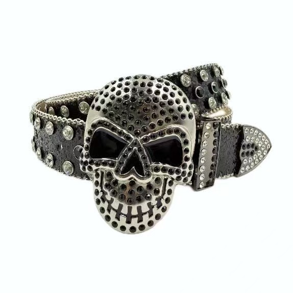 Halloween Subculture Skull Hip Hop Decoration Belt - Image 2